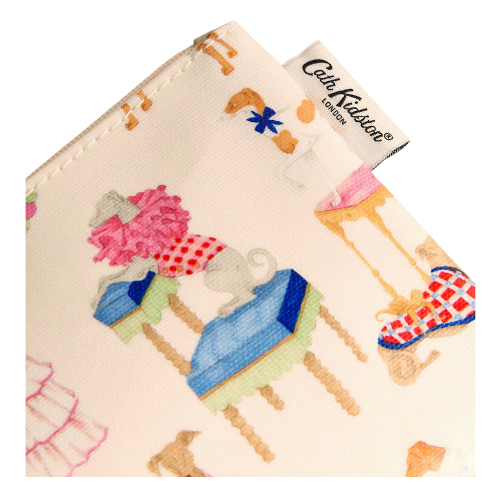 Pink - Back - Cath Kidston Fancy Dog Zipped Purse