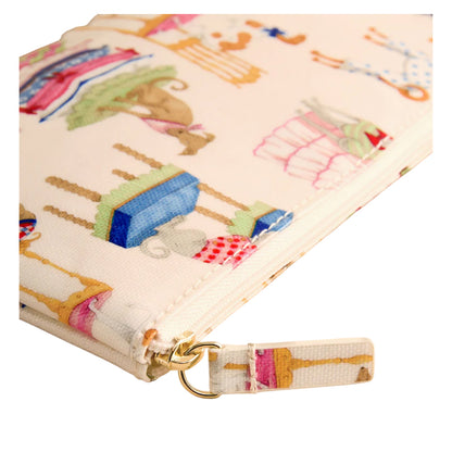 Pink - Side - Cath Kidston Fancy Dog Zipped Purse