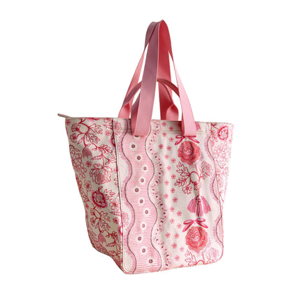 Pink - Back - Cath Kidston Spitefield Rose Tote Bag
