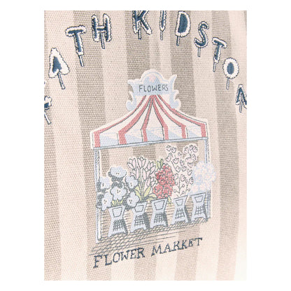Cream - Back - Cath Kidston Flower Market Canvas Tote Bag