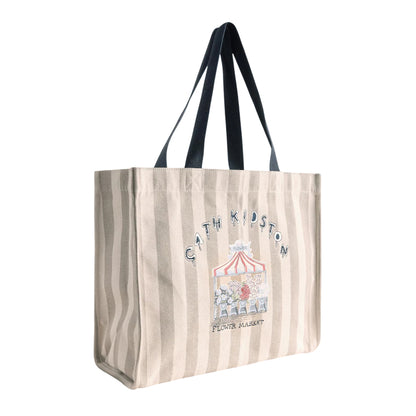 Cream - Front - Cath Kidston Flower Market Canvas Tote Bag