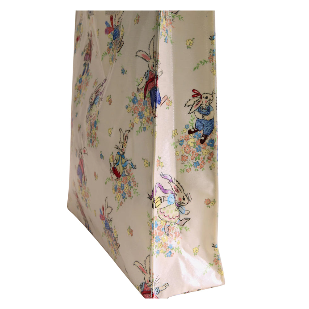 Cream - Side - Cath Kidston Rabbit Tote Bag