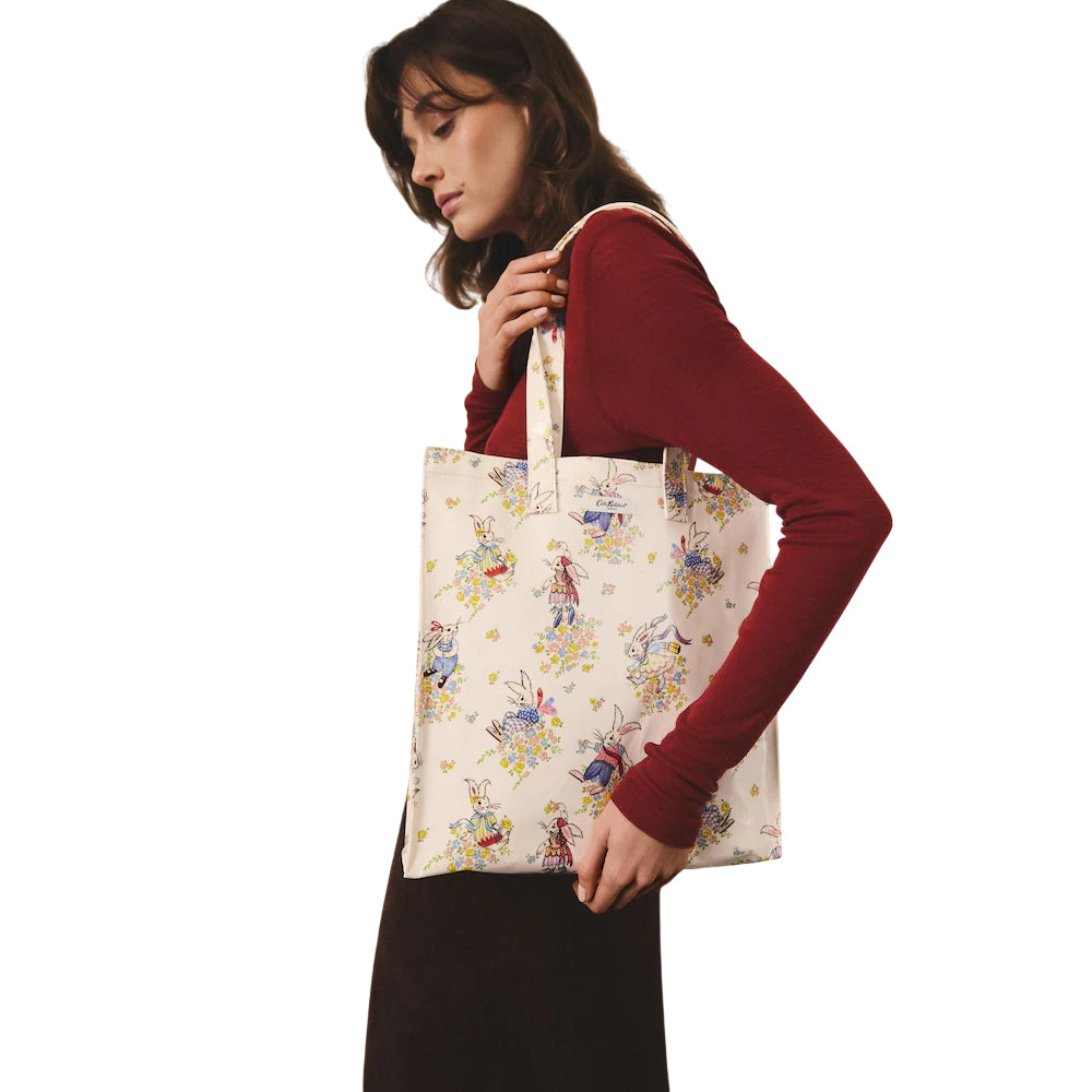Cream - Pack Shot - Cath Kidston Rabbit Tote Bag