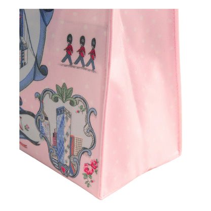 Pink - Side - Cath Kidston Womens-Ladies London Pattern Tote Bag