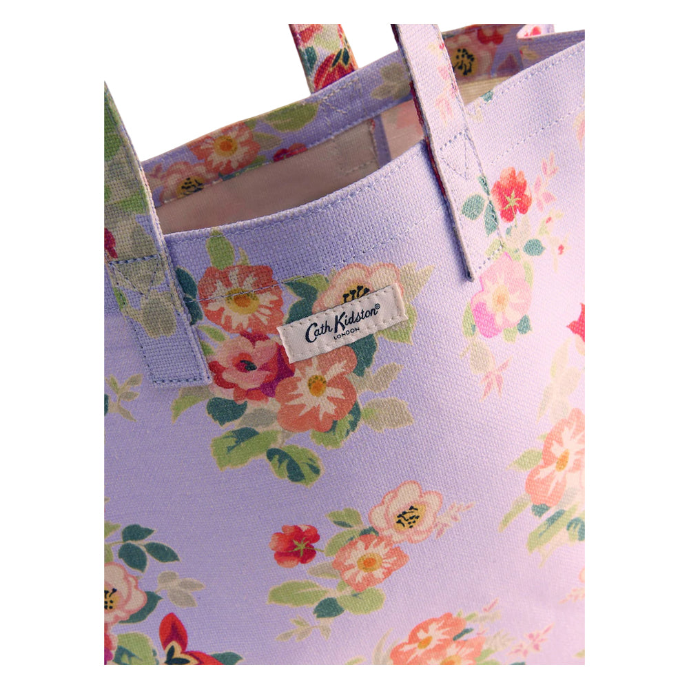 Purple - Back - Cath Kidston Floral Tote Bag