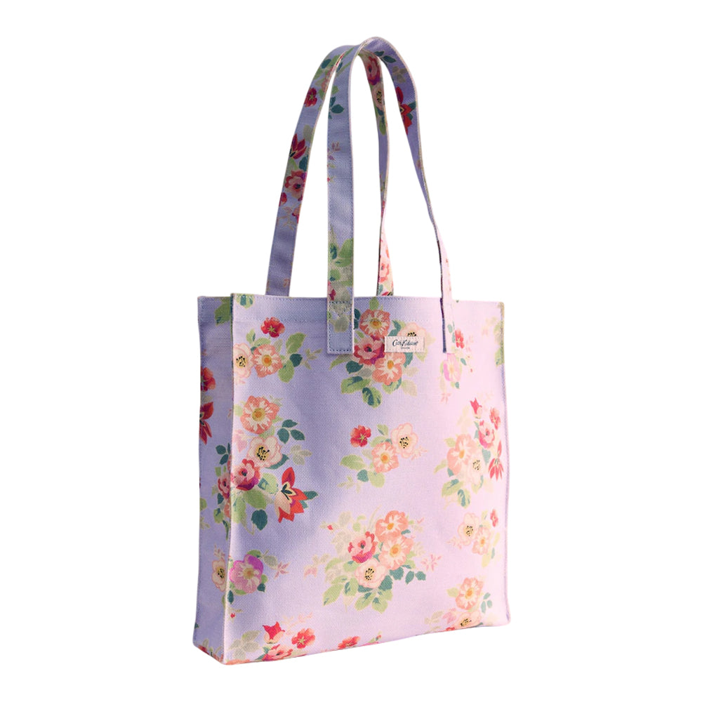 Purple - Front - Cath Kidston Floral Tote Bag