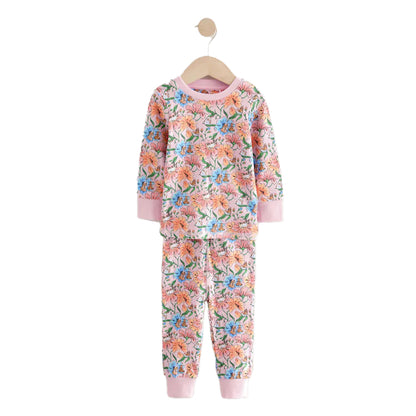 Pink - Side - Cath Kidston Girls Snuggle Bunny Cotton Pyjama Set (Pack of 2)
