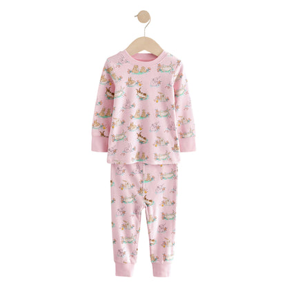 Pink - Lifestyle - Cath Kidston Girls Snuggle Bunny Cotton Pyjama Set (Pack of 2)