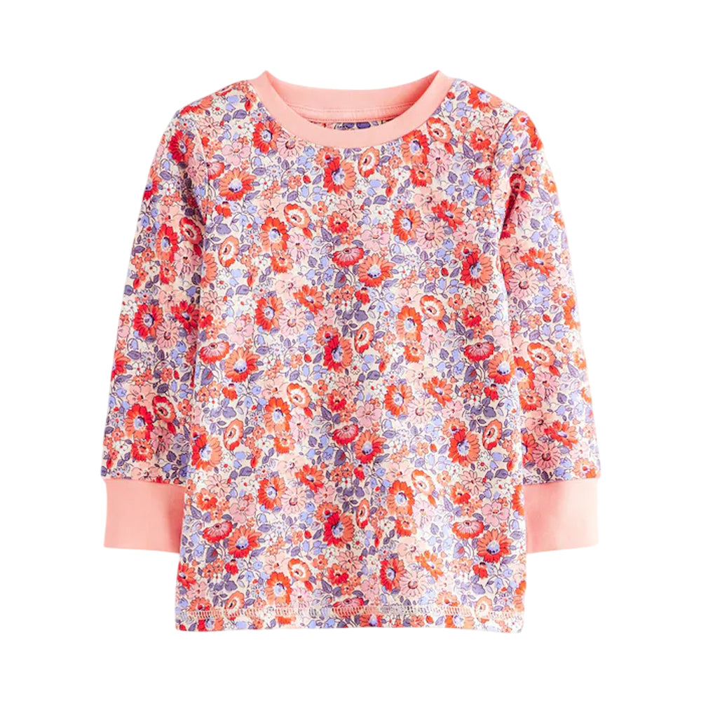 Pink-Blue-Red - Pack Shot - Cath Kidston Childrens-Kids Snuggle Pyjama Set (Pack of 3)