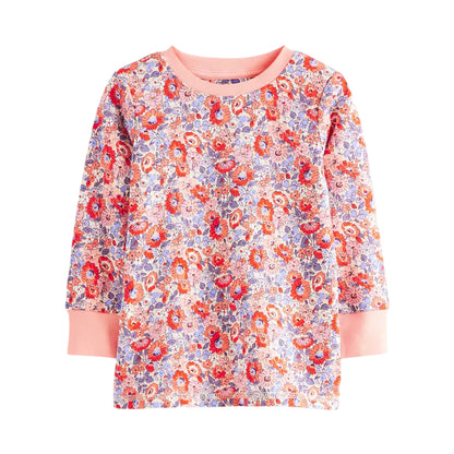 Pink-Blue-Red - Pack Shot - Cath Kidston Childrens-Kids Snuggle Pyjama Set (Pack of 3)