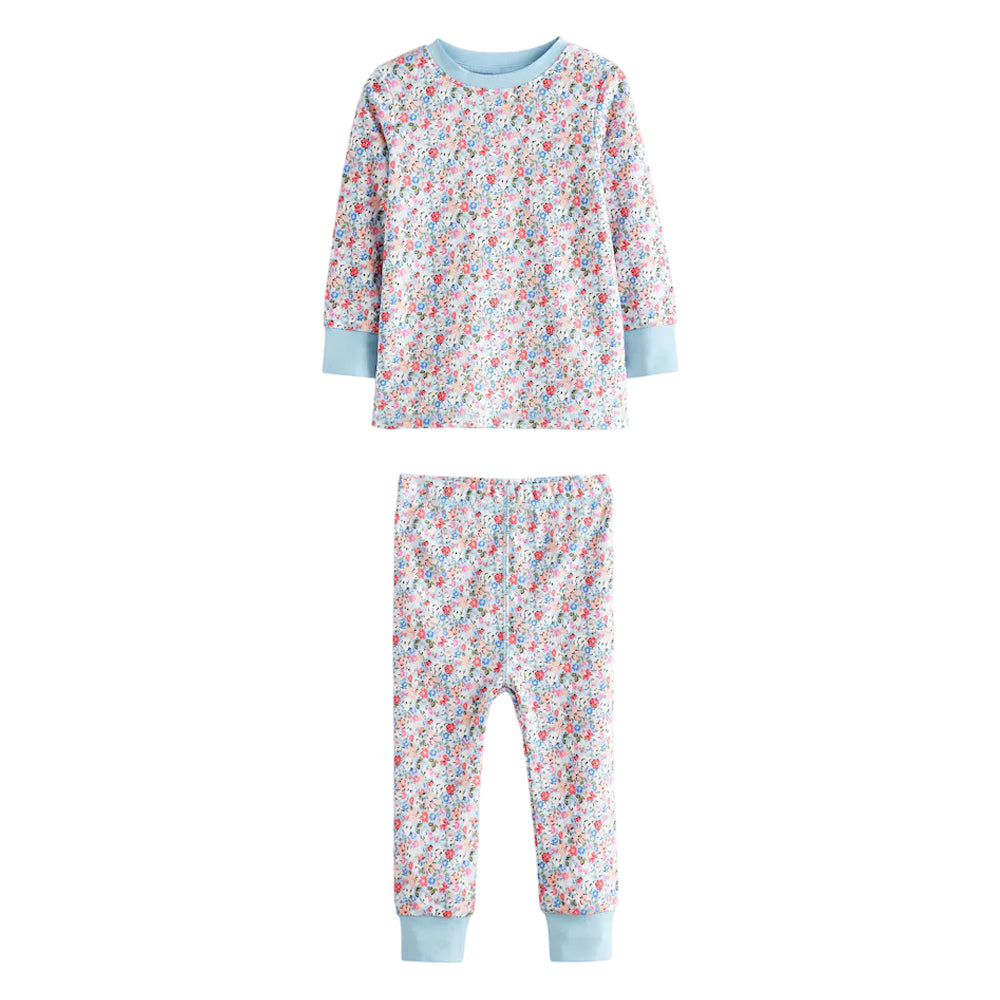 Pink-Blue-Red - Close up - Cath Kidston Childrens-Kids Snuggle Pyjama Set (Pack of 3)