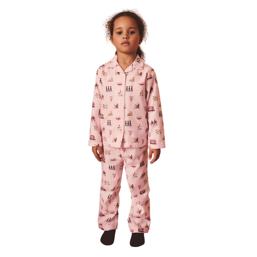 Pink - Lifestyle - Cath Kidston Girls Button-Down Pyjama Set