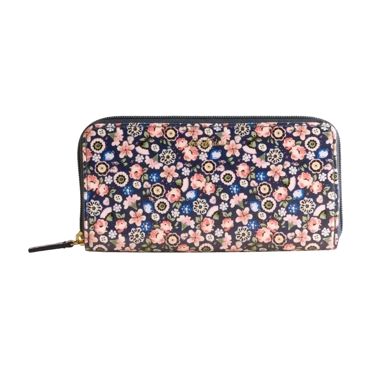 Navy - Back - Cath Kidston Womens-Ladies Continental Ditsy Floral Wallet