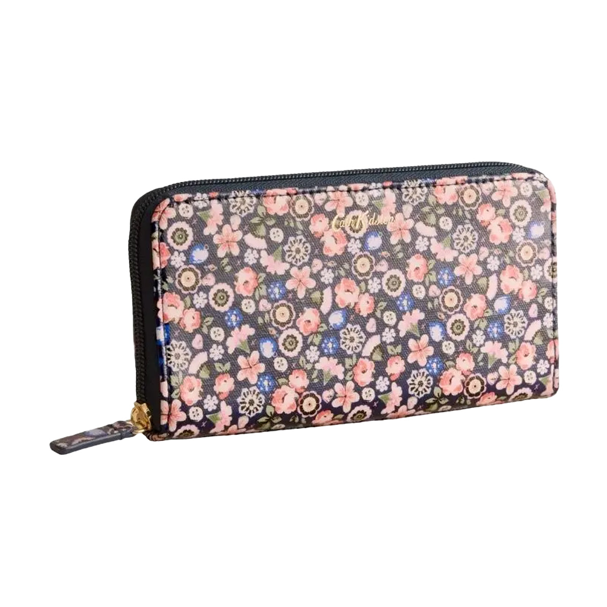 Navy - Front - Cath Kidston Womens-Ladies Continental Ditsy Floral Wallet