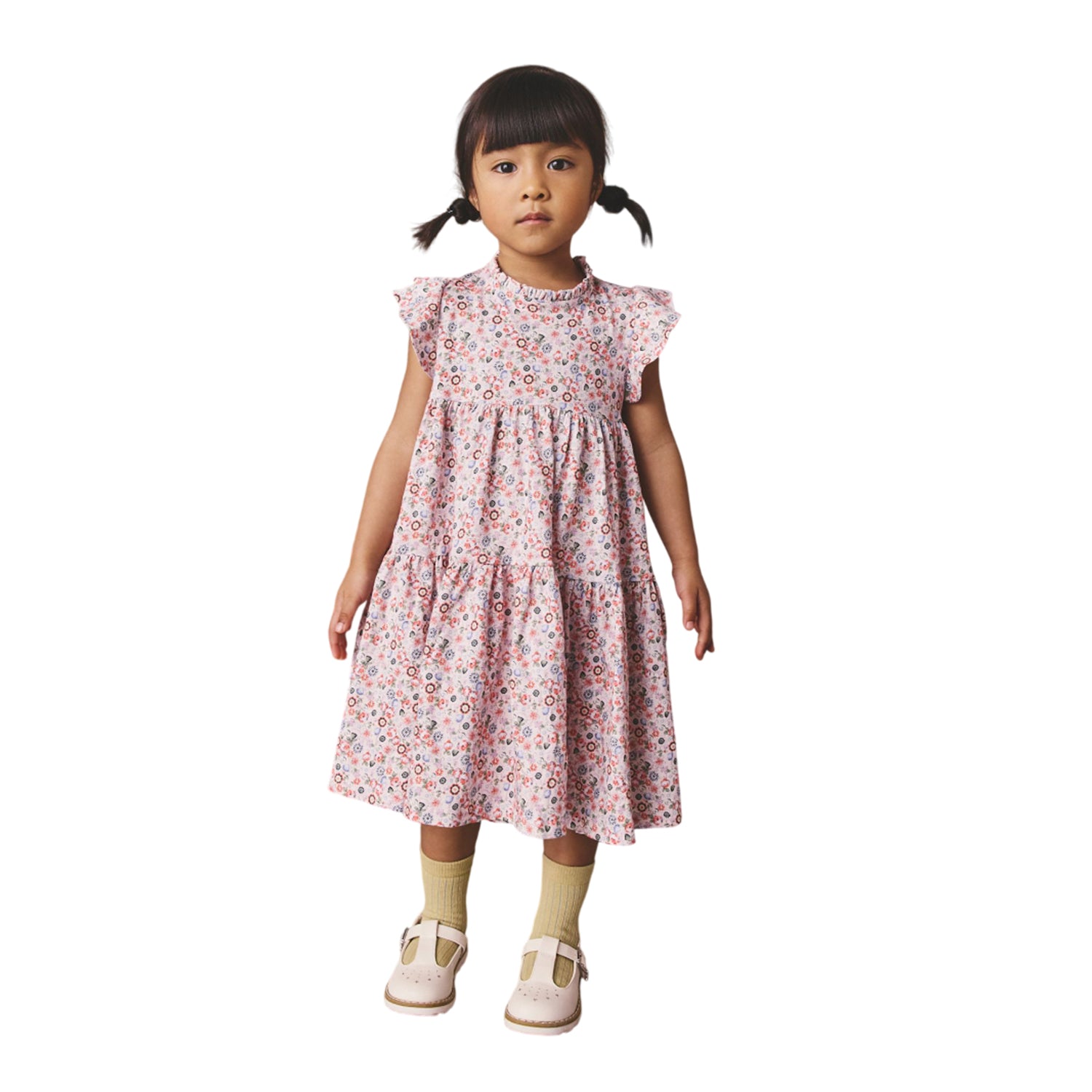 Green - Lifestyle - Cath Kidston Girls Jersey Tiered Dress