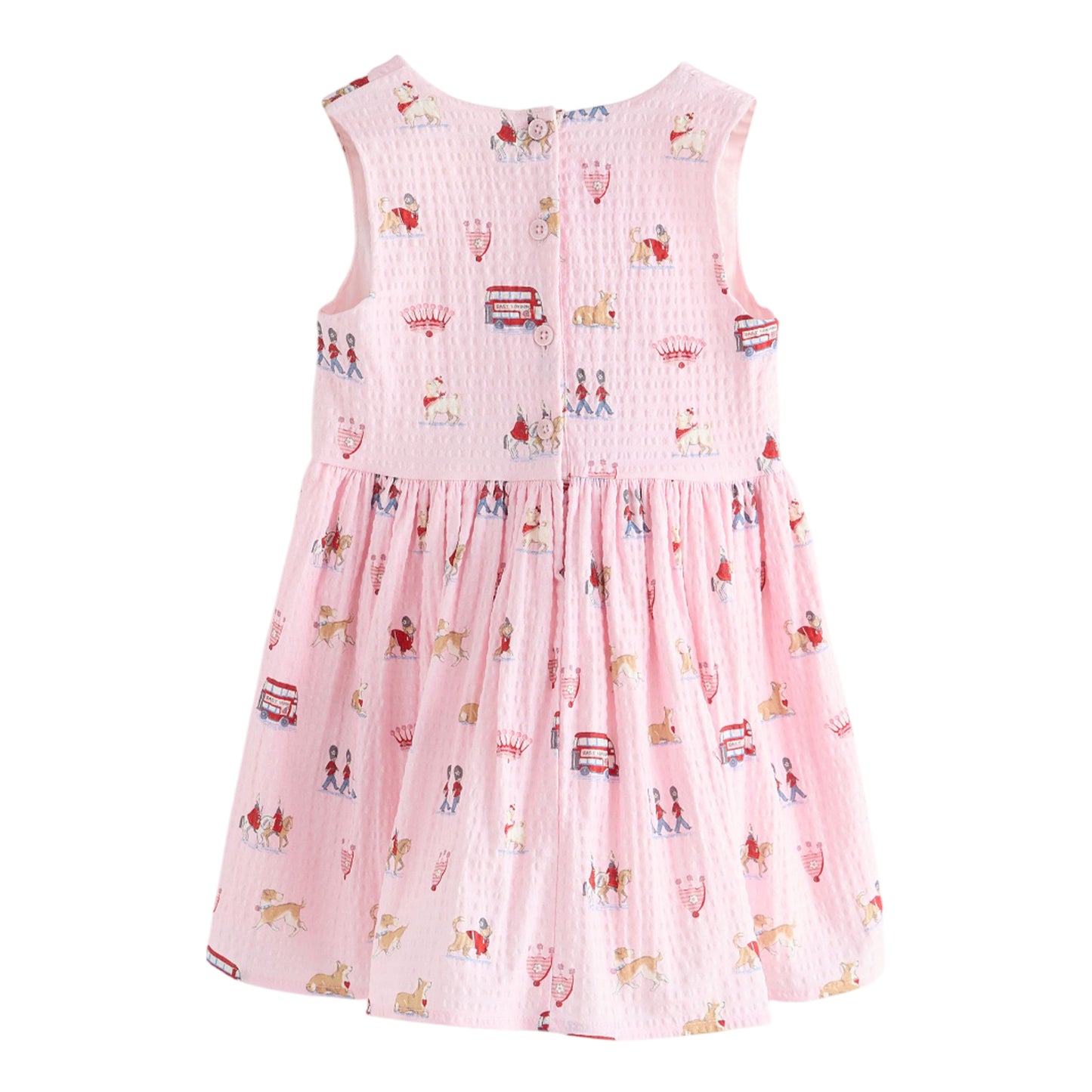 Pink - Back - Cath Kidston Girls London Pattern Dress