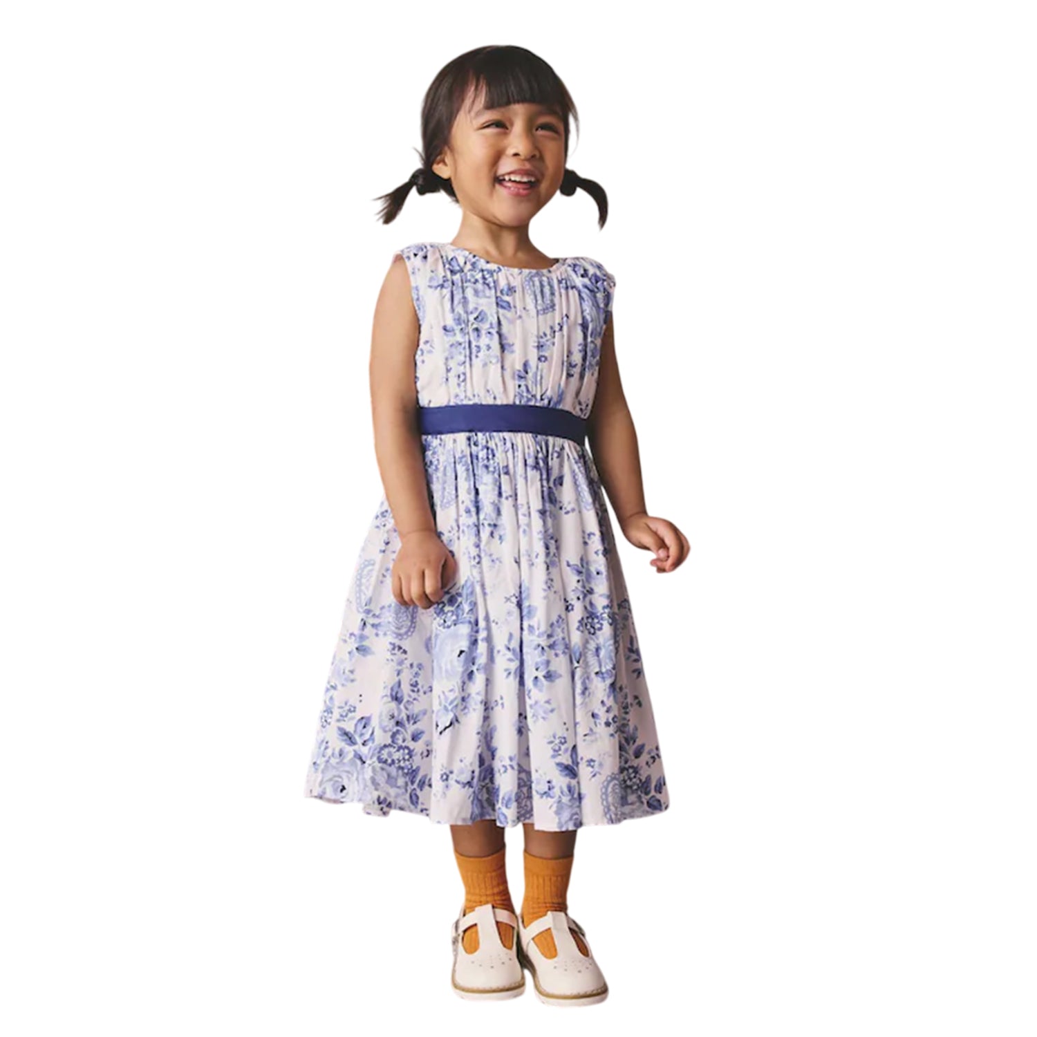 Blue - Lifestyle - Cath Kidston Womens-Ladies Floral Sleeveless Prom Dress