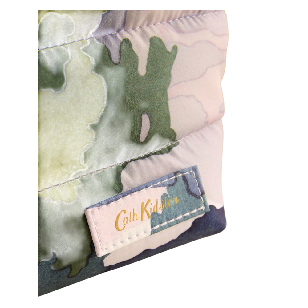 Khaki Green-Light Purple - Back - Cath Kidston Camo Quilted Storage Bag