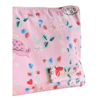 Pink - Side - Cath Kidston Floral Travel Pouch
