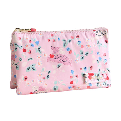 Pink - Front - Cath Kidston Floral Travel Pouch