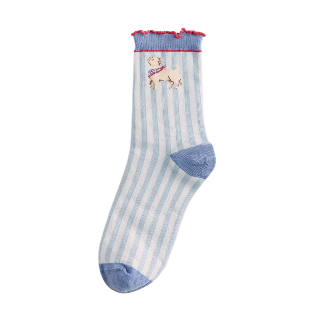 Blue - Lifestyle - Cath Kidston Womens-Ladies Stanley Socks (Pack of 4)