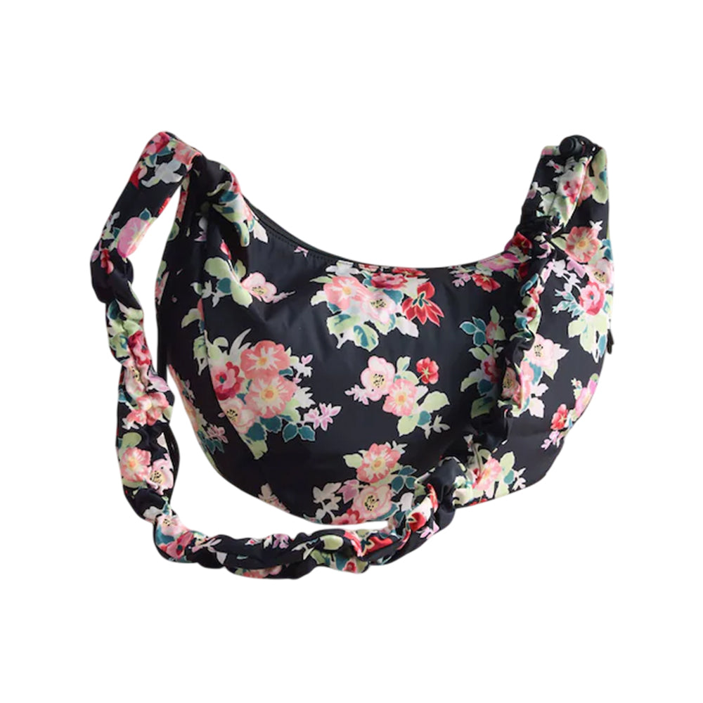 Black - Back - Cath Kidston Archive Bunches Floral Crossbody Bag
