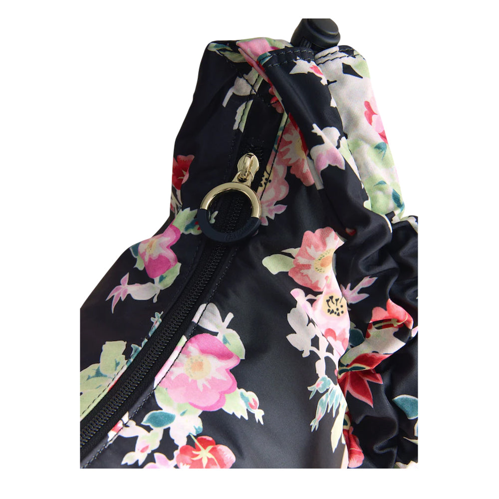 Black - Side - Cath Kidston Archive Bunches Floral Crossbody Bag