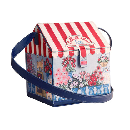 Blue - Front - Cath Kidston Womens-Ladies Flower Market Crossbody Bag