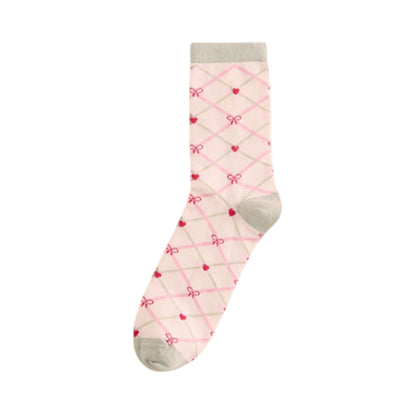 Pink - Lifestyle - Cath Kidston Womens-Ladies Flowers Socks (Pack of 4)