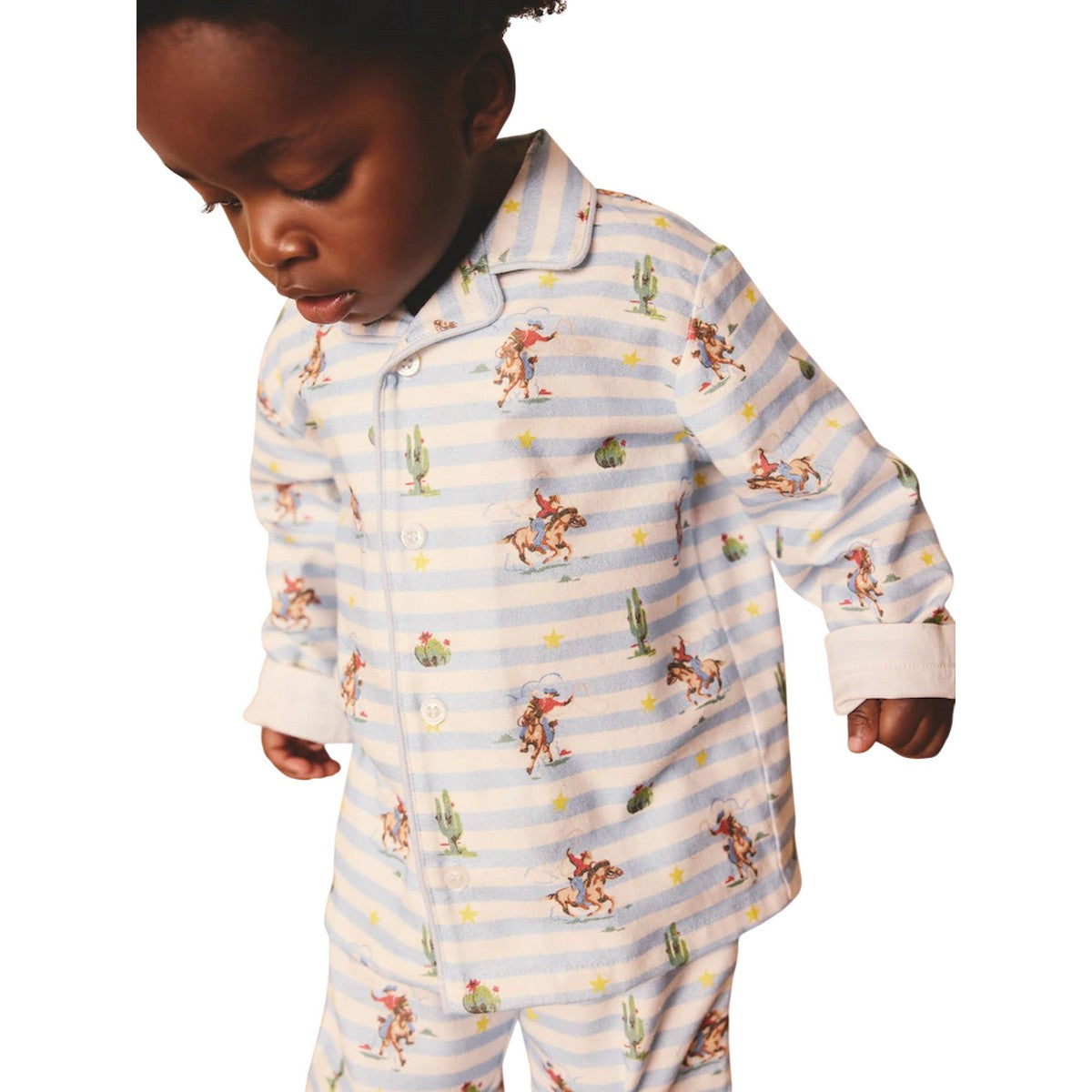 Blue - Side - Cath Kidston Girls Cowboy Pyjama Set (Pack of 3)