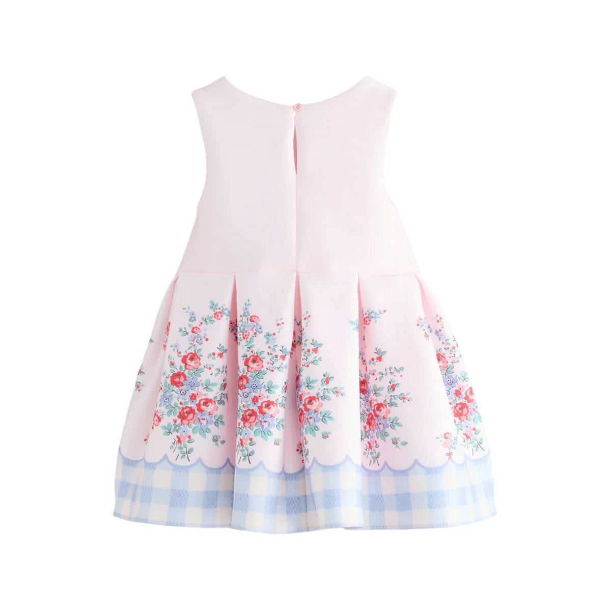 Pink - Back - Cath Kidston Girls Bow Scuba Dress
