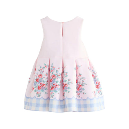 Pink - Back - Cath Kidston Girls Bow Scuba Dress