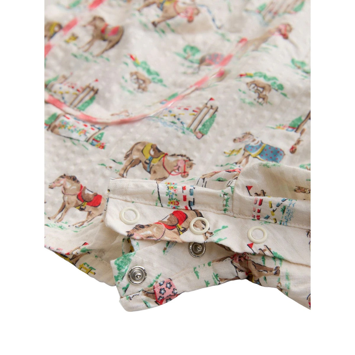 Cream - Side - Cath Kidston Girls Horse Show Playsuit