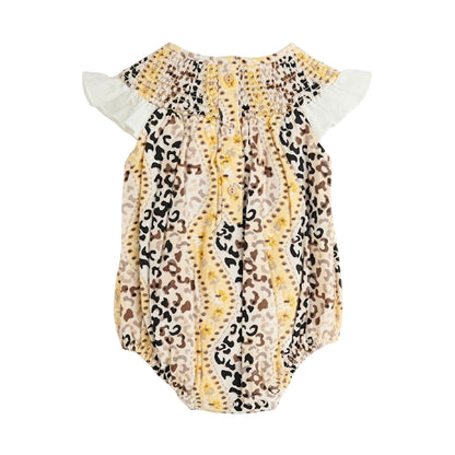 Yellow - Back - Cath Kidston Baby Girls Broderie Babygrow