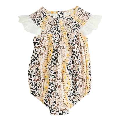 Yellow - Front - Cath Kidston Baby Girls Broderie Babygrow