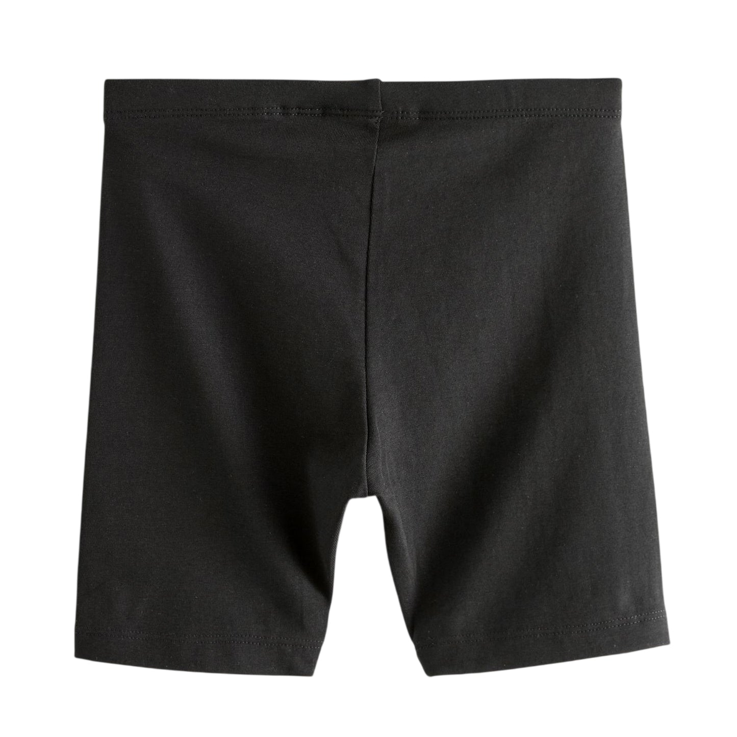 Black - Back - Clarks Girls Jersey Cycling Shorts (Pack of 3)