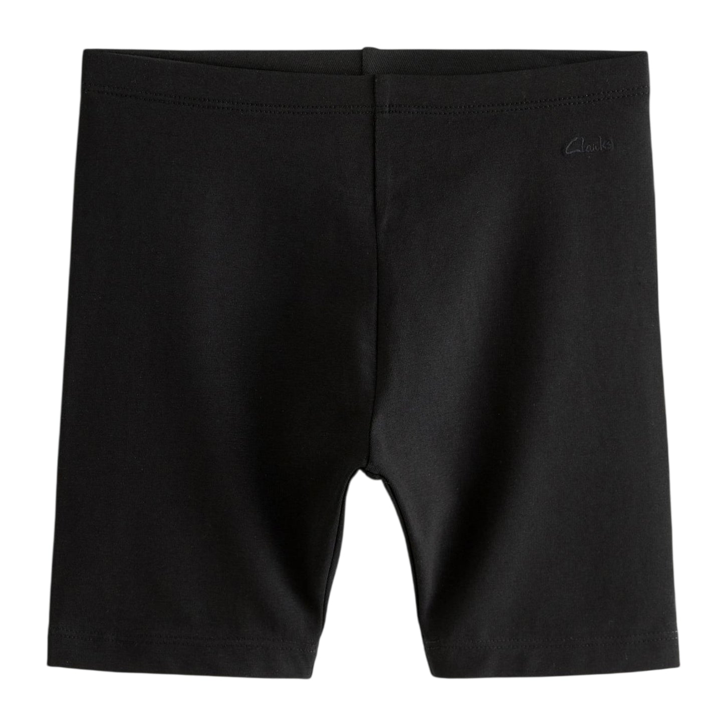 Black - Side - Clarks Girls Jersey Cycling Shorts (Pack of 3)