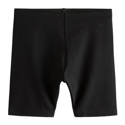 Black - Side - Clarks Girls Jersey Cycling Shorts (Pack of 3)