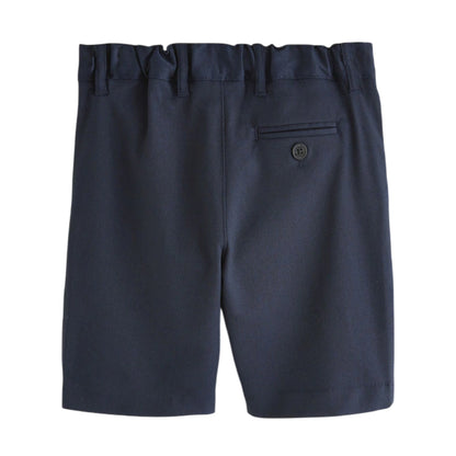 Navy - Back - Clarks Boys Regular School Shorts (Pack of 3)