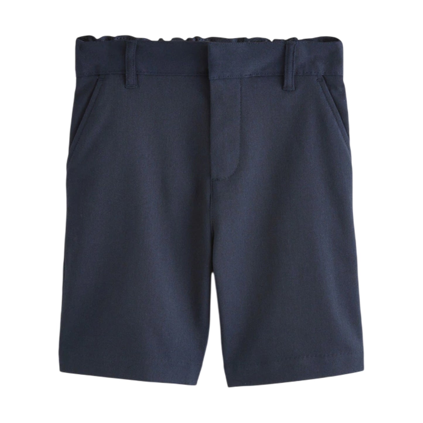 Navy - Side - Clarks Boys Regular School Shorts (Pack of 3)