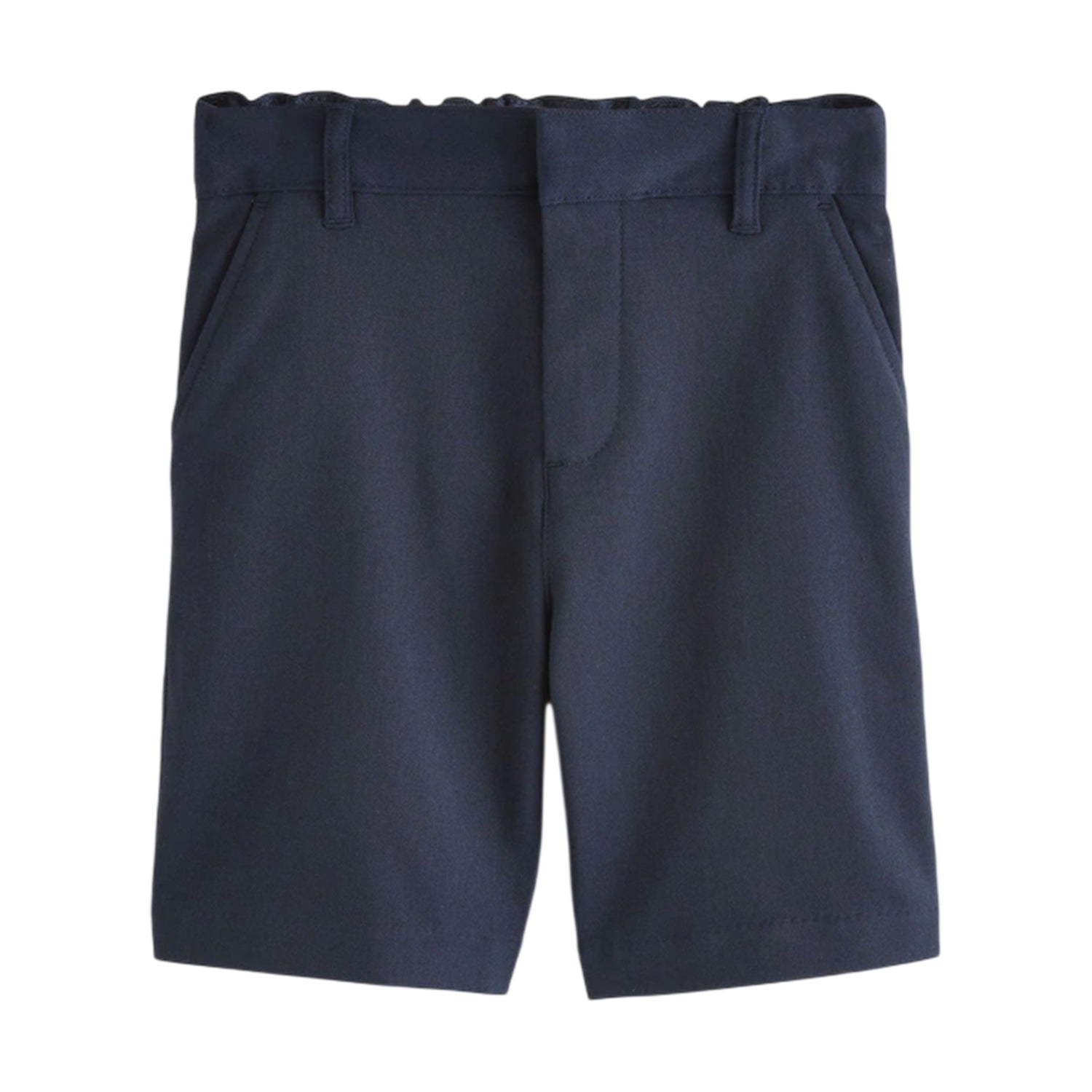Navy - Side - Clarks Boys Regular School Shorts (Pack of 3)
