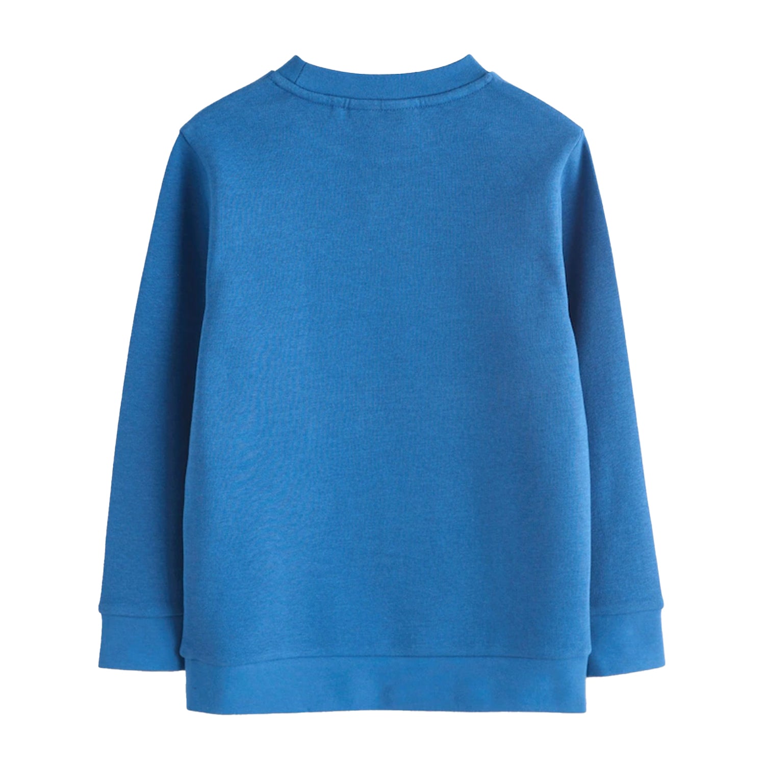 Blue - Back - Clarks Boys Plain Crew Neck School Sweat Top (Pack of 2)