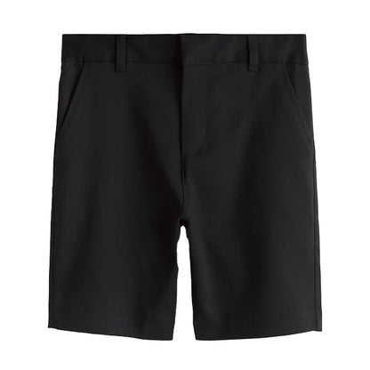 Black - Side - Clarks Boys Regular School Shorts (Pack of 3)