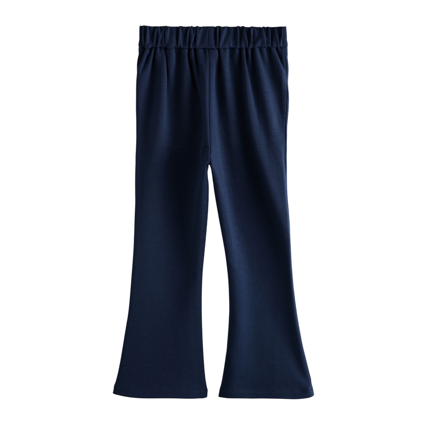 Navy - Side - Clarks Girls Flared Trousers (Pack of 2)