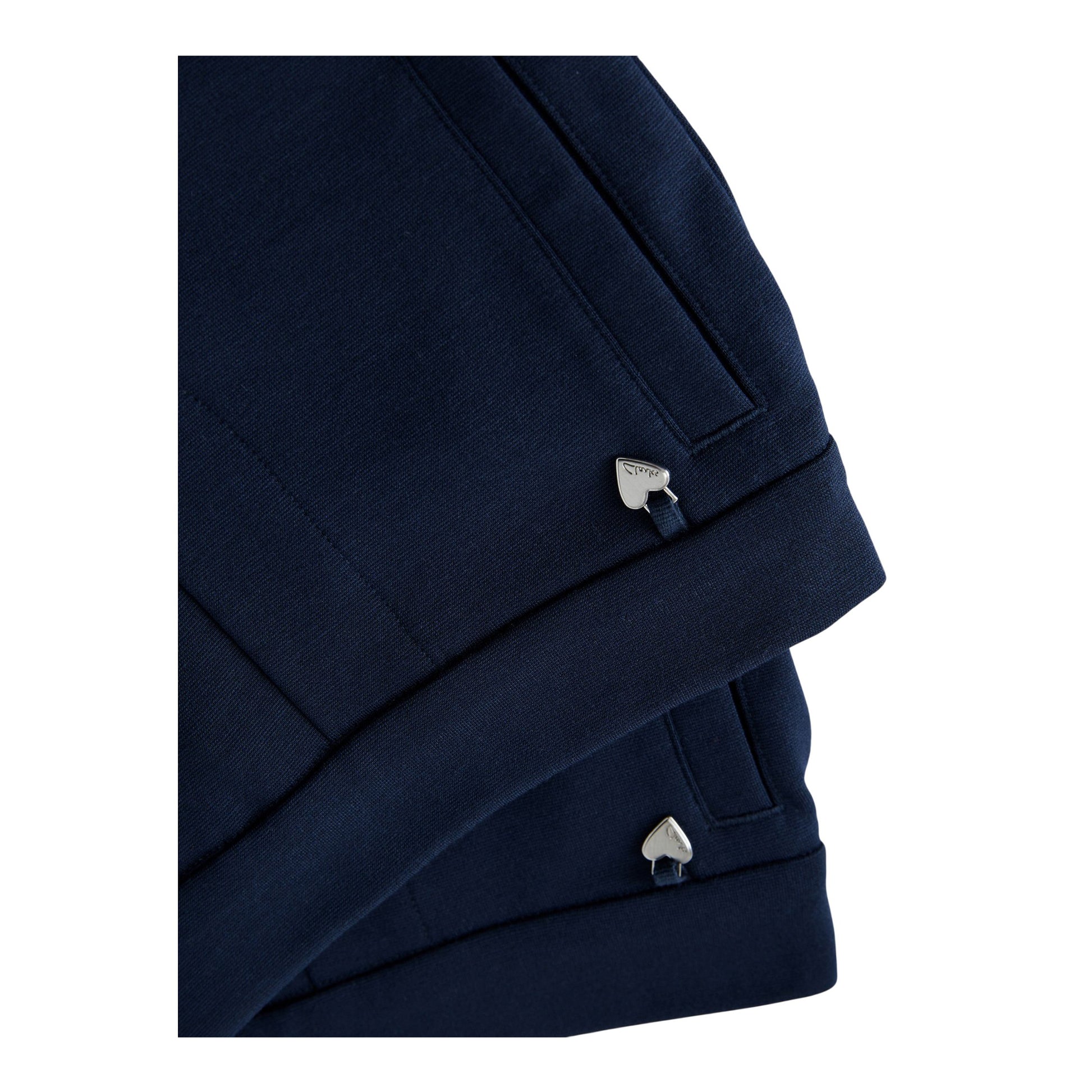 Navy - Lifestyle - Clarks Girls Flared Trousers (Pack of 2)