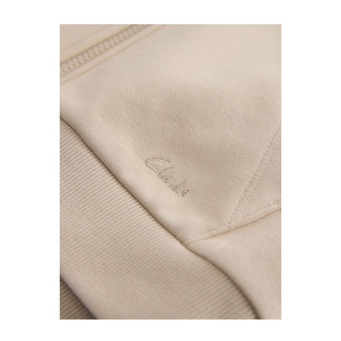 Stone - Lifestyle - Clarks Boys Plain Full Zip Hoodie