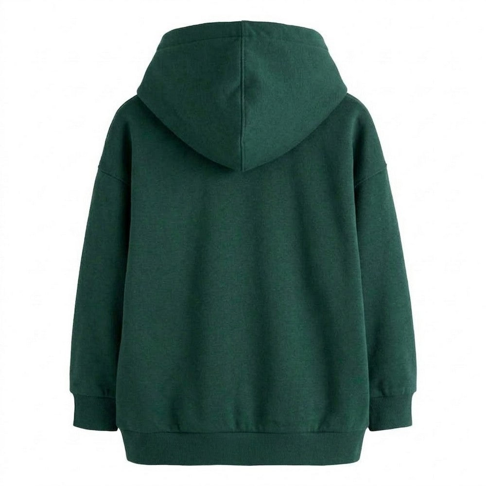 Green - Side - Clarks Boys Embroidered Logo Full Zip Hoodie (Pack of 2)