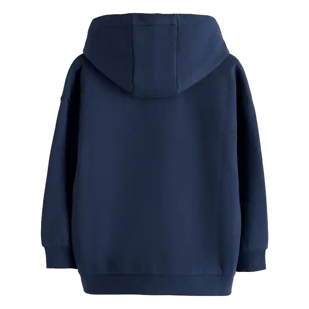 Navy - Side - Clarks Boys Embroidered Logo Full Zip Hoodie (Pack of 2)