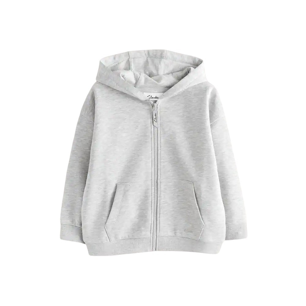 Multicoloured - Back - Clarks Boys Embroidered Logo Full Zip Hoodie (Pack of 3)