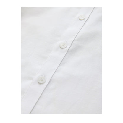 White - Lifestyle - Clarks Boys Oxford Short-Sleeved Shirt